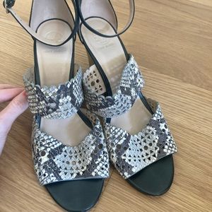 Tory Burch Perforated Gladiator Wedge Sandal - 8.5